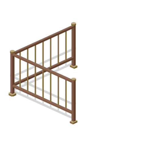 Platform Railing Corner (Griffin Airmail Roost and Posthouse)