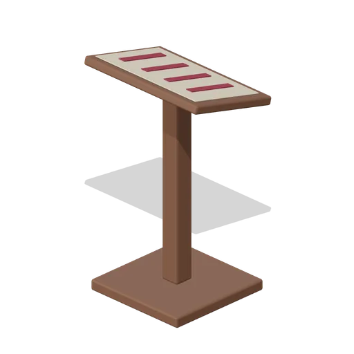 Route Map Lectern (Griffin Airmail Roost and Posthouse)
