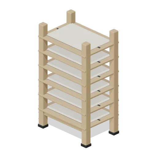 Sheet Drying Rack (Bookbinding and Paper Mill)