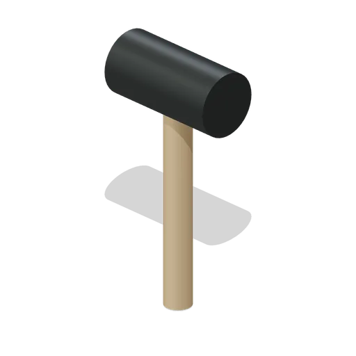 Spine Rounding Hammer (Bookbinding and Paper Mill)
