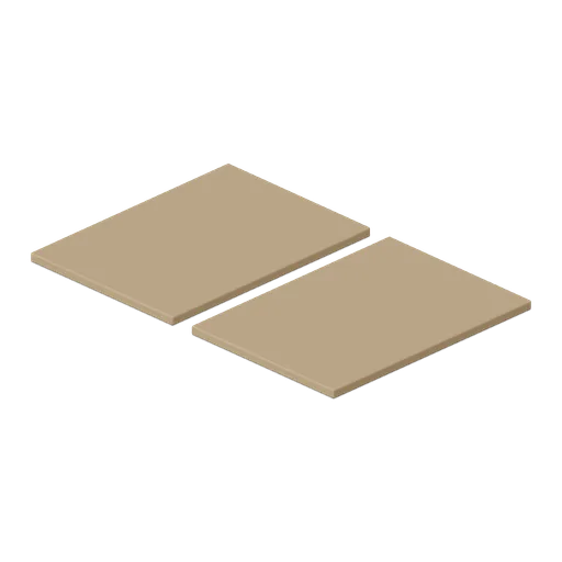 Cover Board Pair (Bookbinding and Paper Mill)