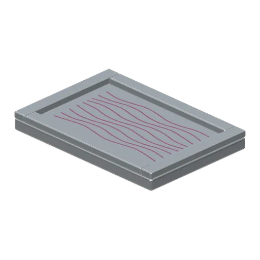 Marbled Paper Tray (Bookbinding and Paper Mill)