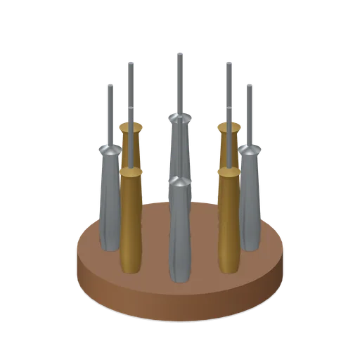 Precision Screwdriver Rack (Clockmaker and Watch Repair)