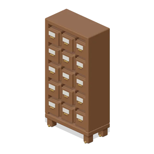Repair Ticket Cabinet (Clockmaker and Watch Repair)