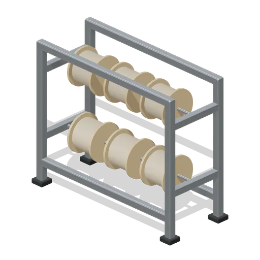 Wick Spool Rack (Candlemaking and Soap Workshop)