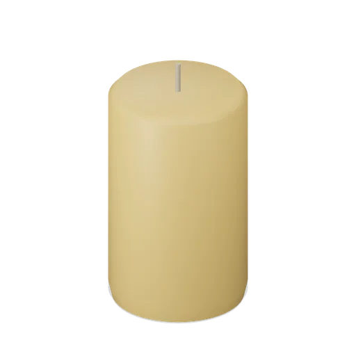 Finished Pillar Candle (Candlemaking and Soap Workshop)