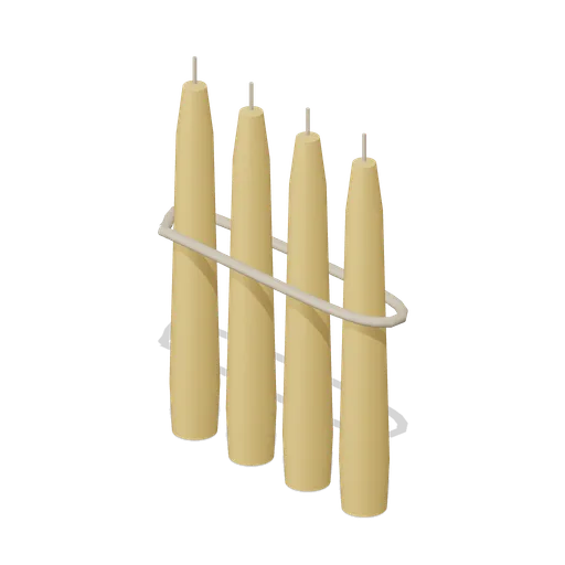 Dipped Taper Bundle (Candlemaking and Soap Workshop)