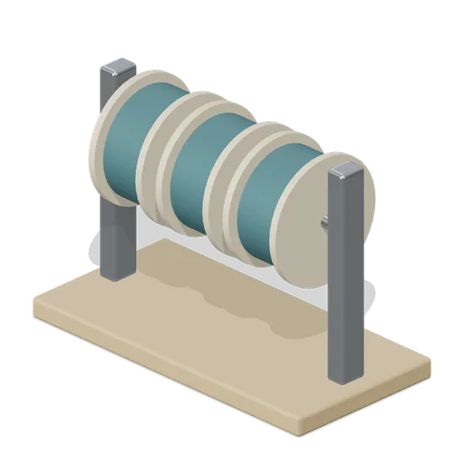 Ribbon Spool Stand (Candlemaking and Soap Workshop)