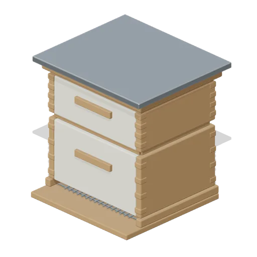Complete Framed Hive (Beekeeping and Honey Farm)