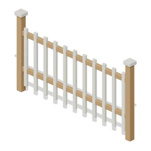 Apiary Fence Section (Beekeeping and Honey Farm)