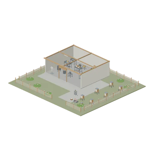 Apiary and Honey Processing Room (Beekeeping and Honey Farm)