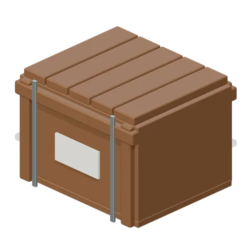 Shipping Tea Crate (Tea Garden and Processing House)