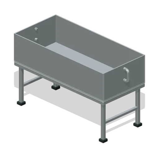 Substrate Mixing Trough (Mushroom Farm and Grow Rooms)