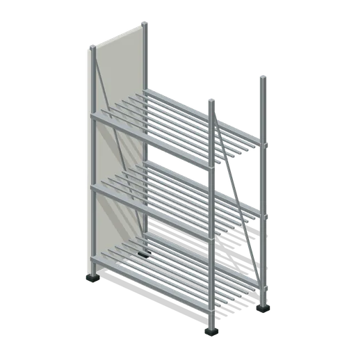Incubation Shelf End (Mushroom Farm and Grow Rooms)