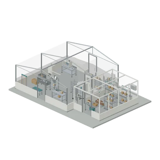 Stocked Mushroom Farm (Mushroom Farm and Grow Rooms)