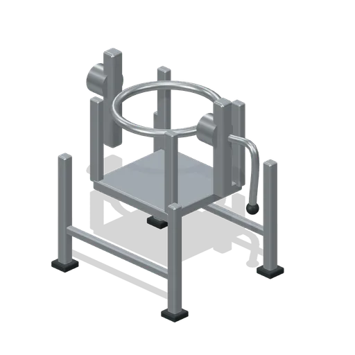 Churn Tipping Cradle (Cheesemaking and Dairy Cellar)