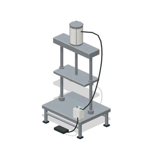 Pneumatic Cheese Press (Cheesemaking and Dairy Cellar)