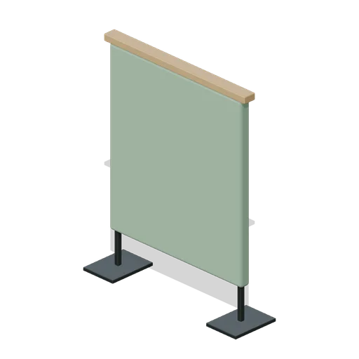 Booth Acoustic Screen (Public Library and Reading Garden)