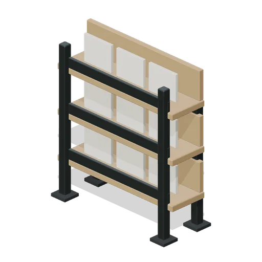 Periodical Display Rack (Public Library and Reading Garden)
