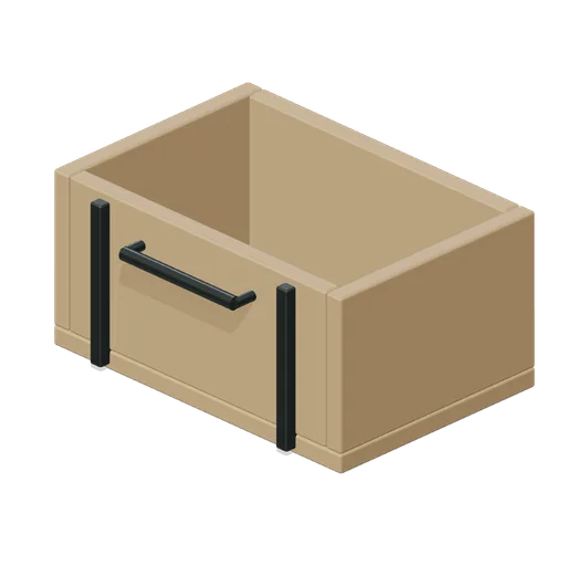 Book Transport Crate (Public Library and Reading Garden)