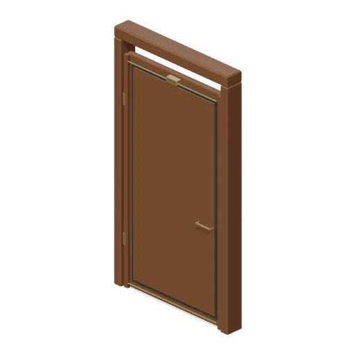 Courtroom Door (City Courthouse and Records Office)