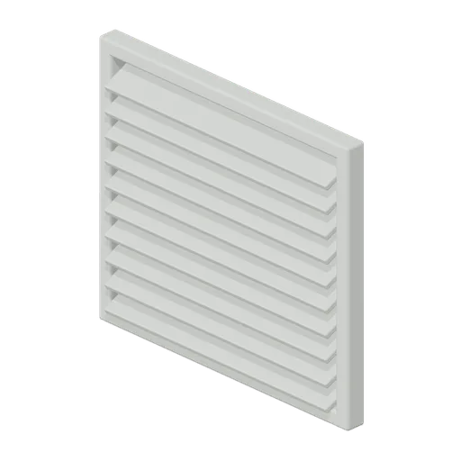 Screen Louver Panel (Abandoned Weather Station and Storm Shelter)