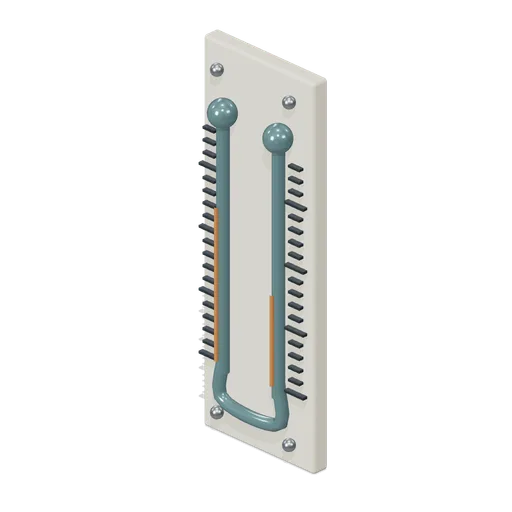 Maximum Minimum Thermometer (Abandoned Weather Station and Storm Shelter)