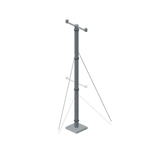 Instrument Mast (Abandoned Weather Station and Storm Shelter)