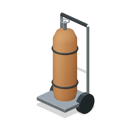 Gas Cylinder Trolley (Abandoned Weather Station and Storm Shelter)