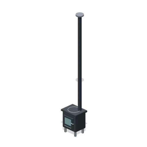 Stove (Abandoned Weather Station and Storm Shelter)