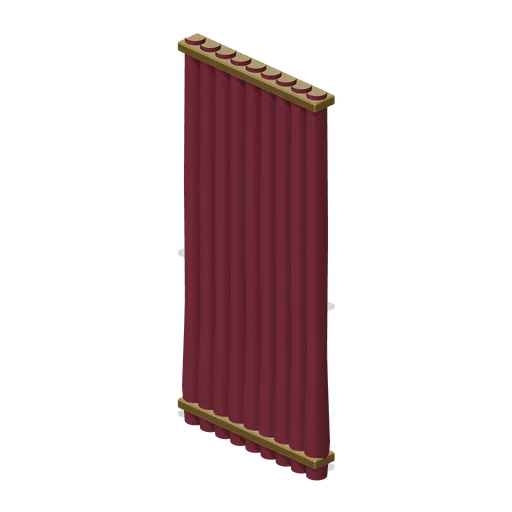 Gathered Stage Curtain (Abandoned Puppet Theatre and Prop Vault)