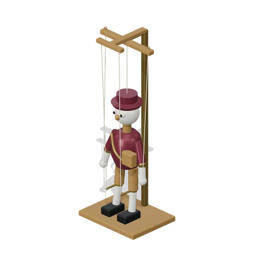 Articulated Courier Marionette (Abandoned Puppet Theatre and Prop Vault)
