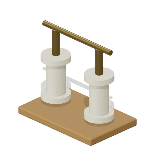 String Spool Stand (Abandoned Puppet Theatre and Prop Vault)