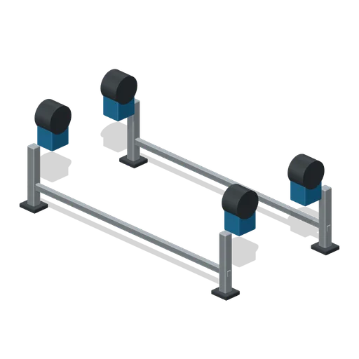 Drum Support Cradle (Recycling Centre and Material Sorting)