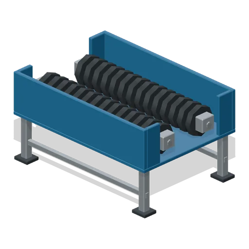 Twin Shaft Shredder (Recycling Centre and Material Sorting)
