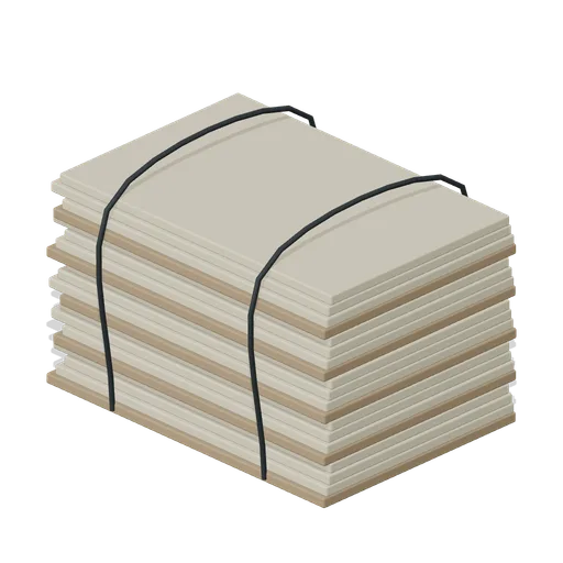 Compacted Paper Bale (Recycling Centre and Material Sorting)