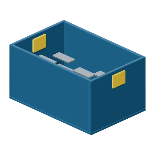 Sorted Metal Skip (Recycling Centre and Material Sorting)
