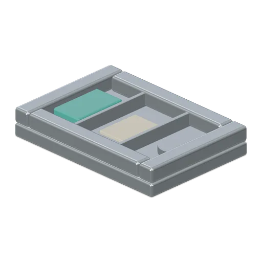 Contamination Sample Tray (Recycling Centre and Material Sorting)