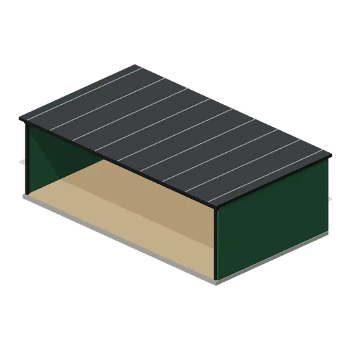 Roofed Sawmill Shed (Sawmill and Timber Yard)