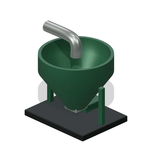 Sawdust Collection Hopper (Sawmill and Timber Yard)