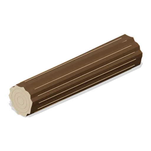 Unprocessed Bark Log (Sawmill and Timber Yard)