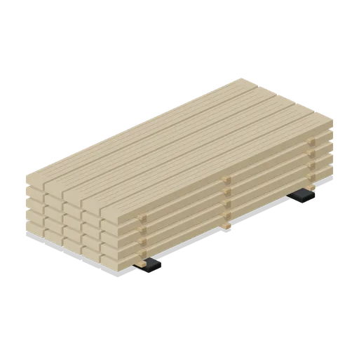 Sticker Timber Stack (Sawmill and Timber Yard)