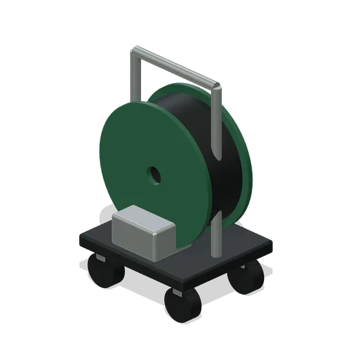 Strapping Reel Cart (Sawmill and Timber Yard)