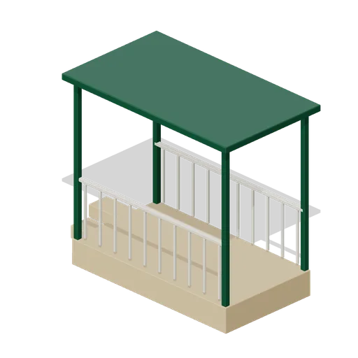 Covered Scorer Balcony (Cricket Ground and Pavilion)