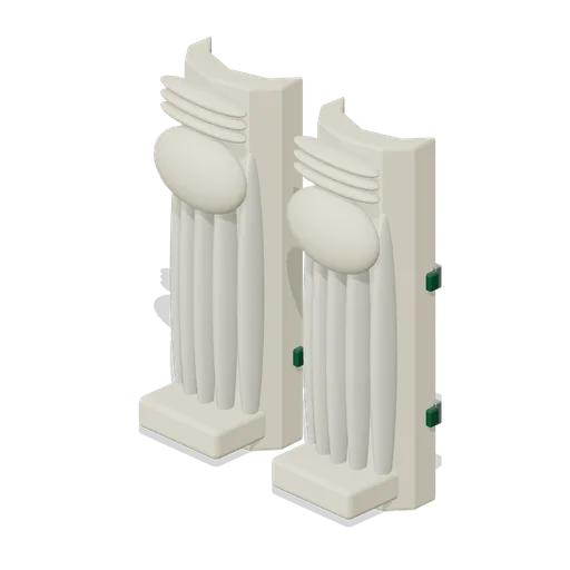 Batting Pad Pair (Cricket Ground and Pavilion)