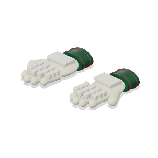 Batting Glove Pair (Cricket Ground and Pavilion)