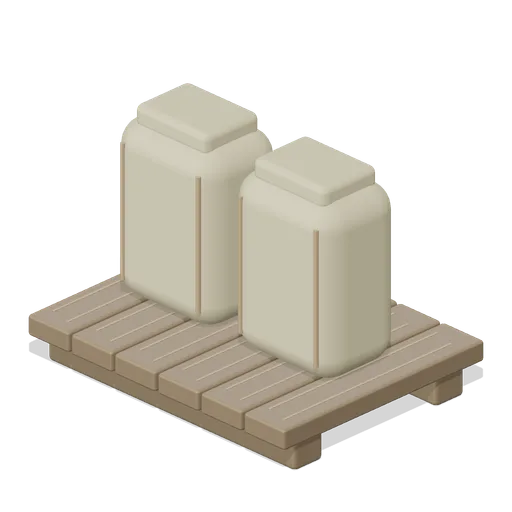 Filled Sack Pallet (Coastal Saltworks and Trade Port)