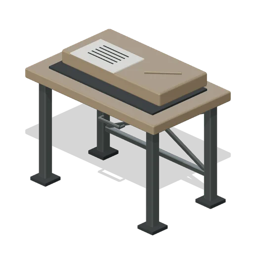 Merchant Tally Desk (Coastal Saltworks and Trade Port)