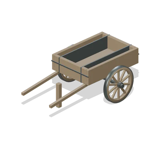 Two Wheel Salt Cart (Coastal Saltworks and Trade Port)