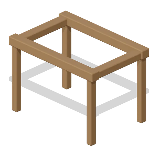 Hopper Horse Frame (Medieval Watermill and Granary)